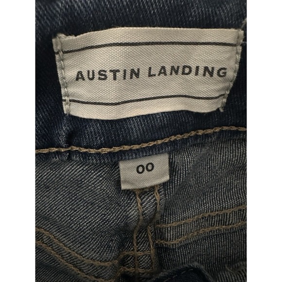 Austin Landing Denim Blue Jeans Wide Leg Pants Size 00 Women's - Picture 8 of 12
